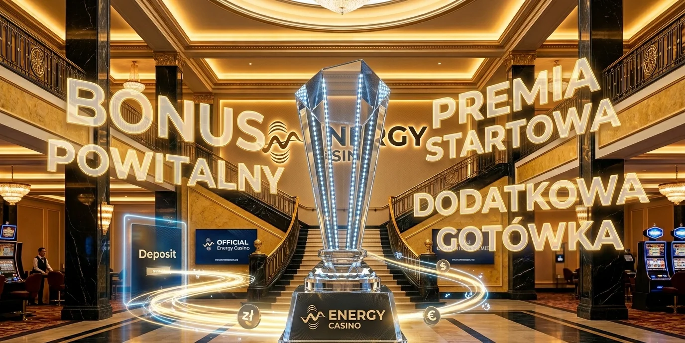 Baner bonusu powitalnego Energy Casino — 100% do 200 EUR